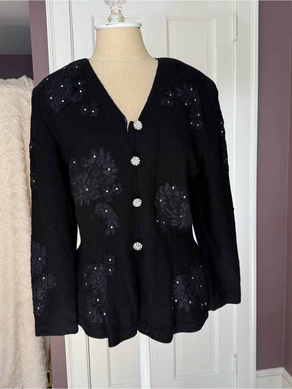 Vintage Marni Embellished knitted Jacket